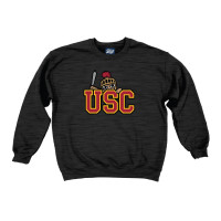 USC Trojans Unisex Tokyodachi Charcoal Asobi Crew Neck Sweatshirt